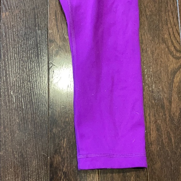 Lululemon wonderunder purple and black pants 4 - Picture 3 of 16